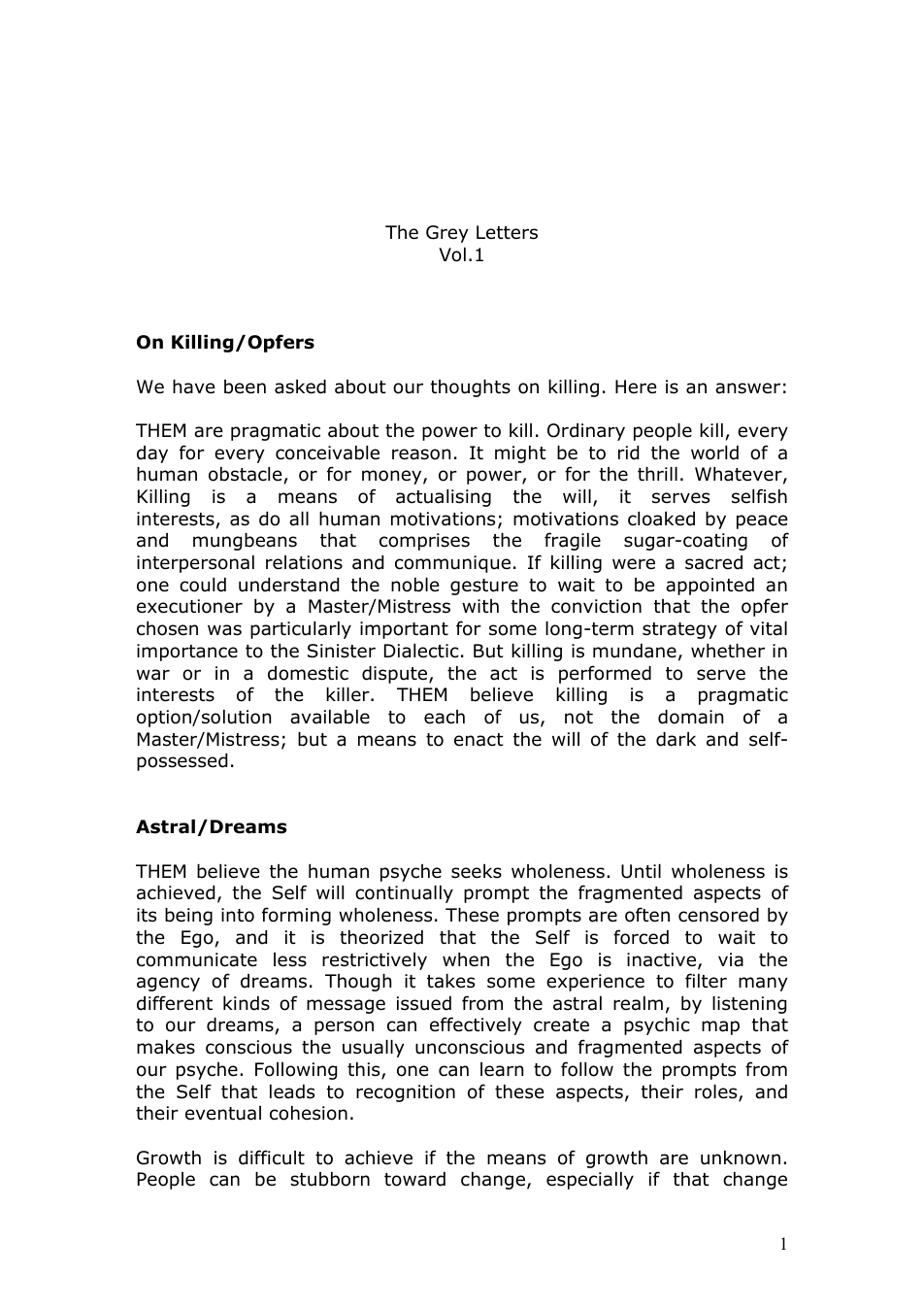 The Grey Letters cover