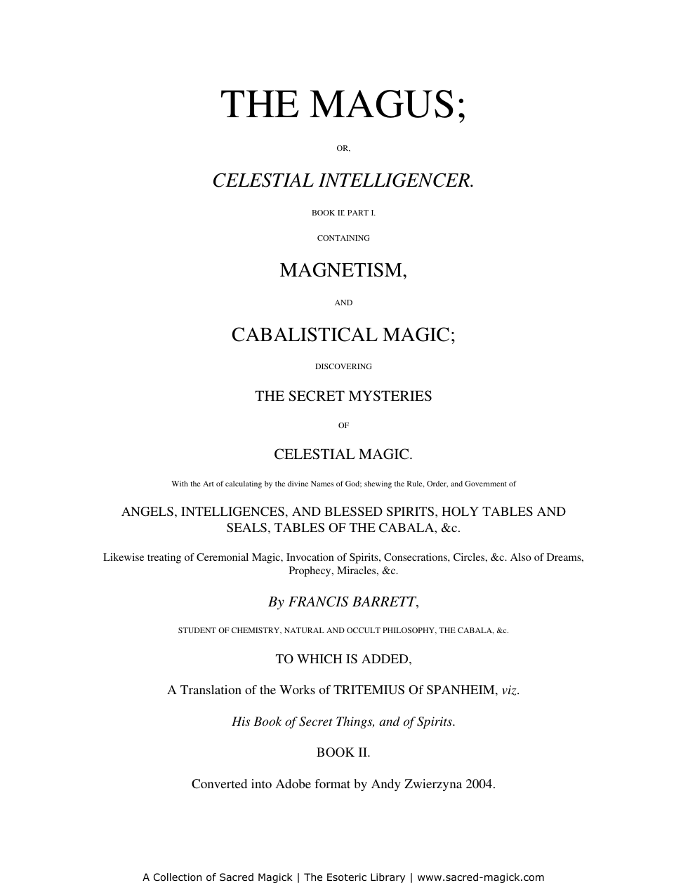 Magus 2 cover