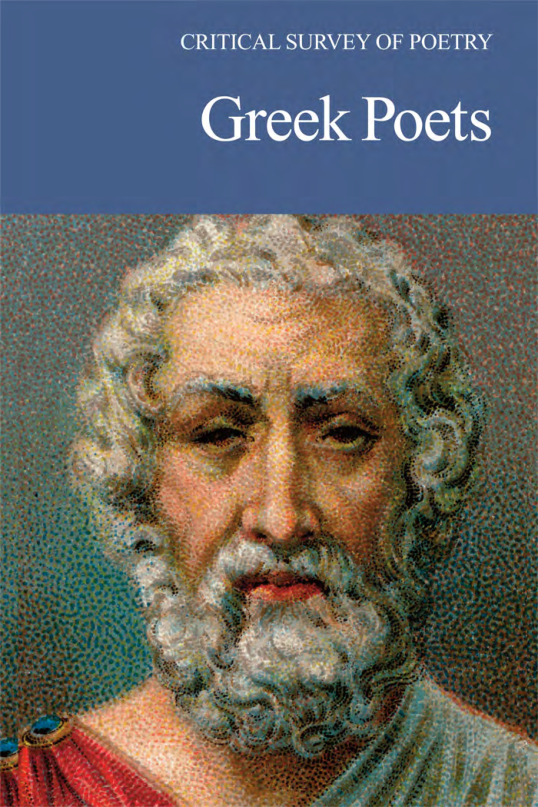 Greek Poets - Critical Survey of Poetry cover