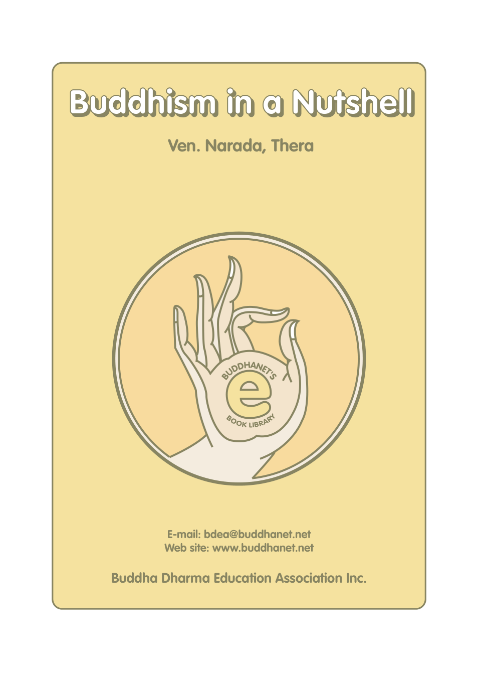 Buddhism In A Nutshell cover