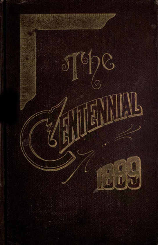 Centenial, The Most Worshipful Grand Lodge Connecticut 1889 cover