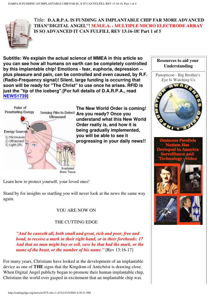 David Icke - The New Mark of the Beast! Part 1 of 5 cover