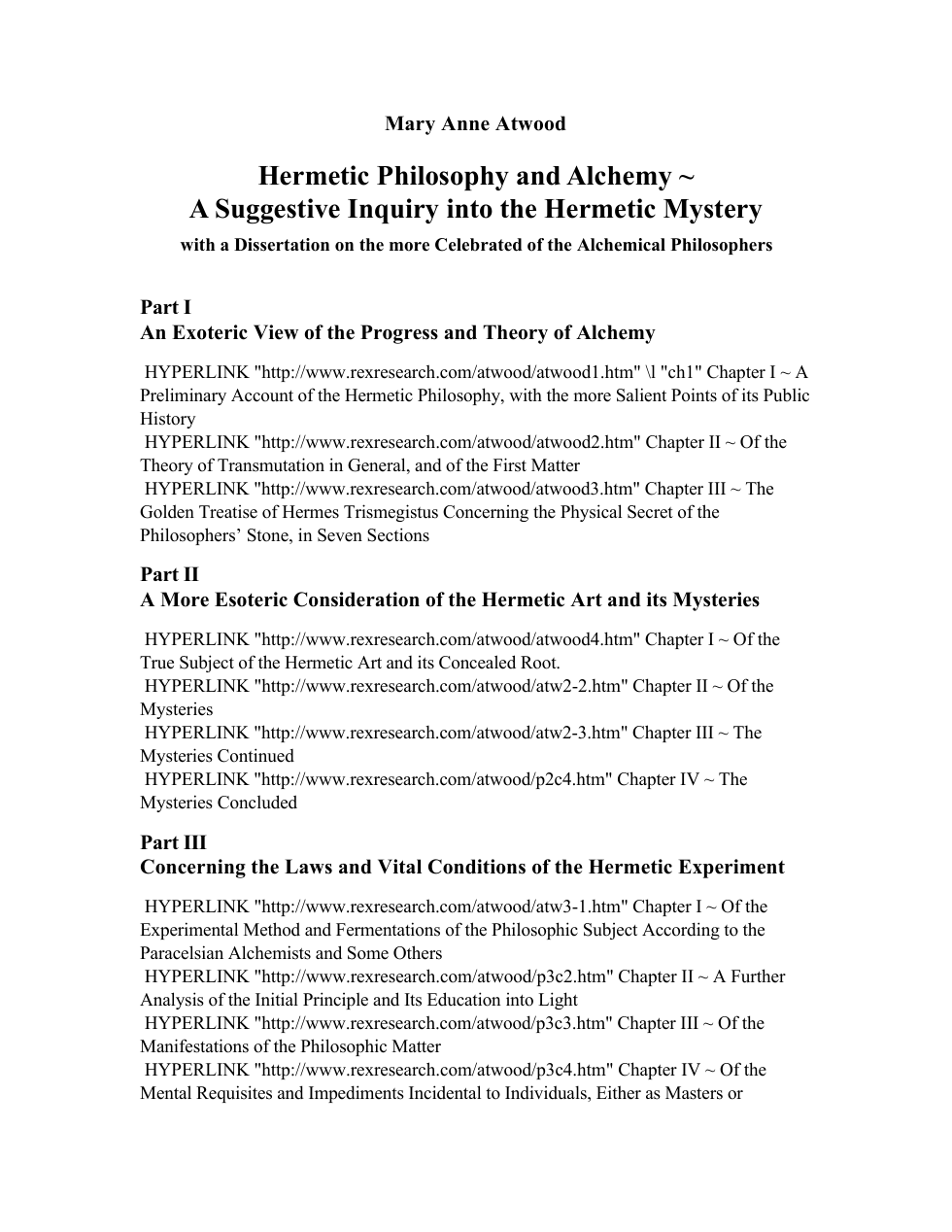 Hermetic Philosophy And Alchemy cover