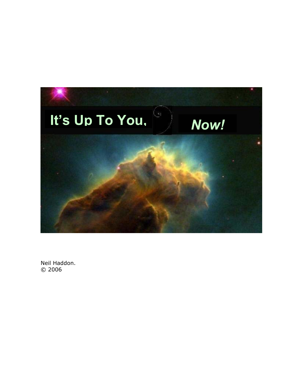 Its Up to You Now cover