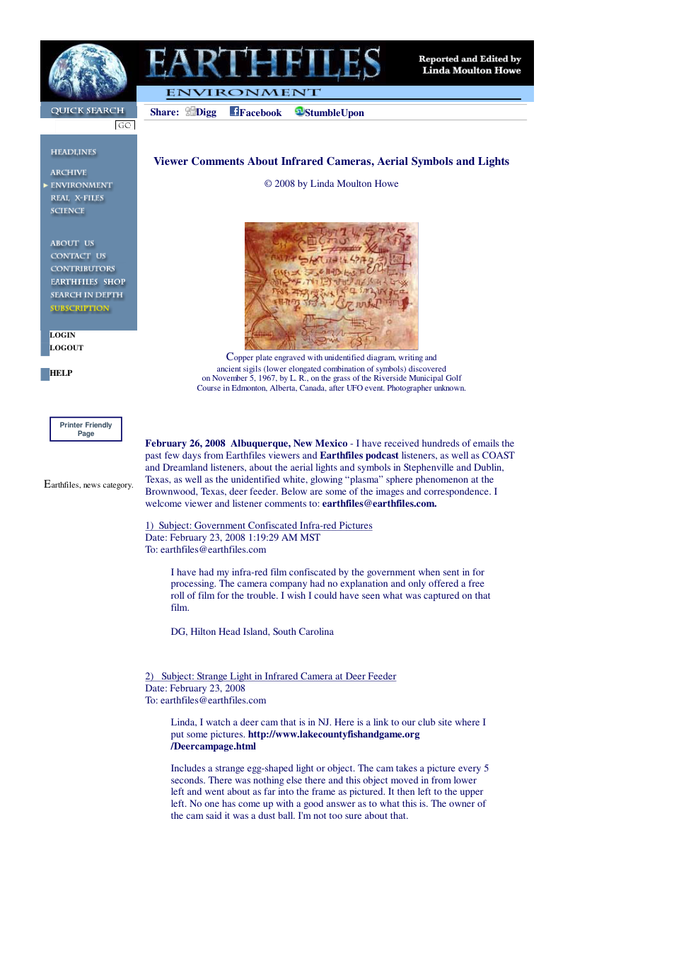 02 26 2008 Viewer Comments About Infrared Cameras, Aerial Symbols and Lights cover