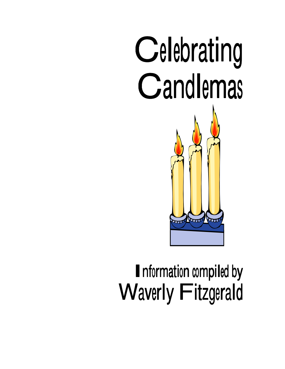 Fitzgerald - Celebrating Candlemas - 2007 cover
