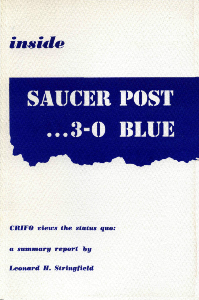 Saucer Post 3-0 Blue cover
