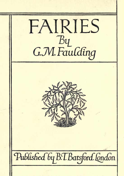 Fairies - G M Faulding cover