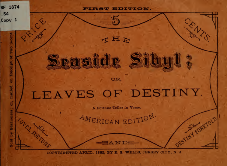 The seaside sibyl 1882 cover