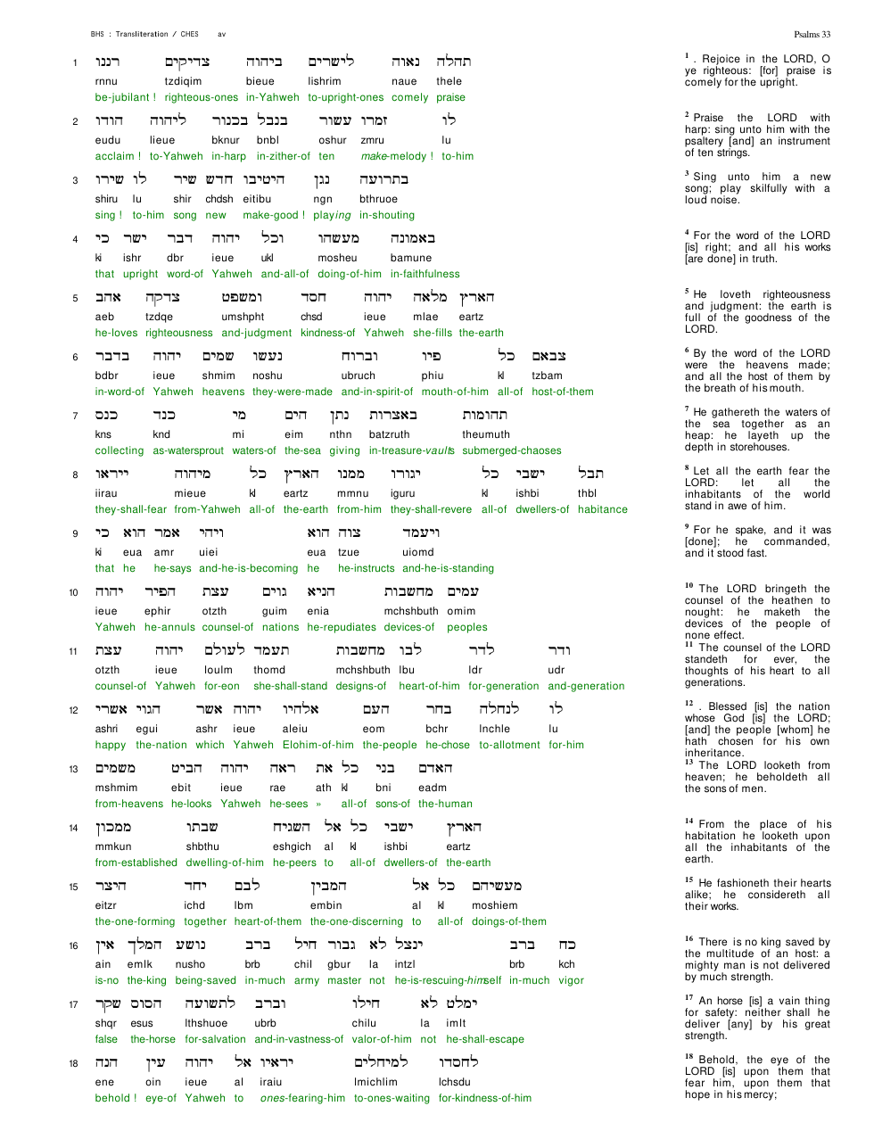 19033-The Book Of Psalms Chapter-033 cover