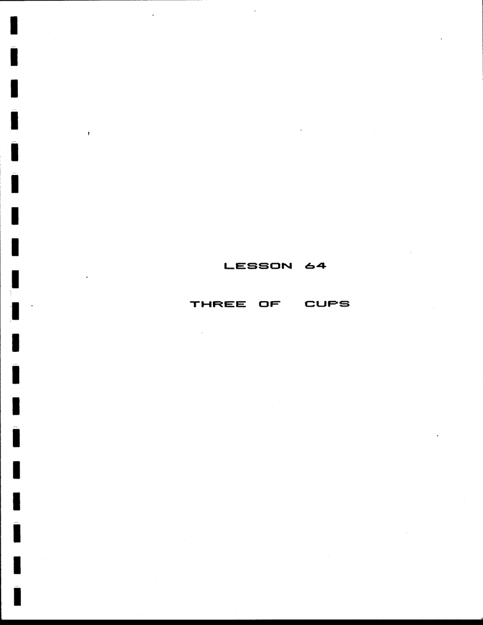 GDcorrespondencecourselessons064 cover