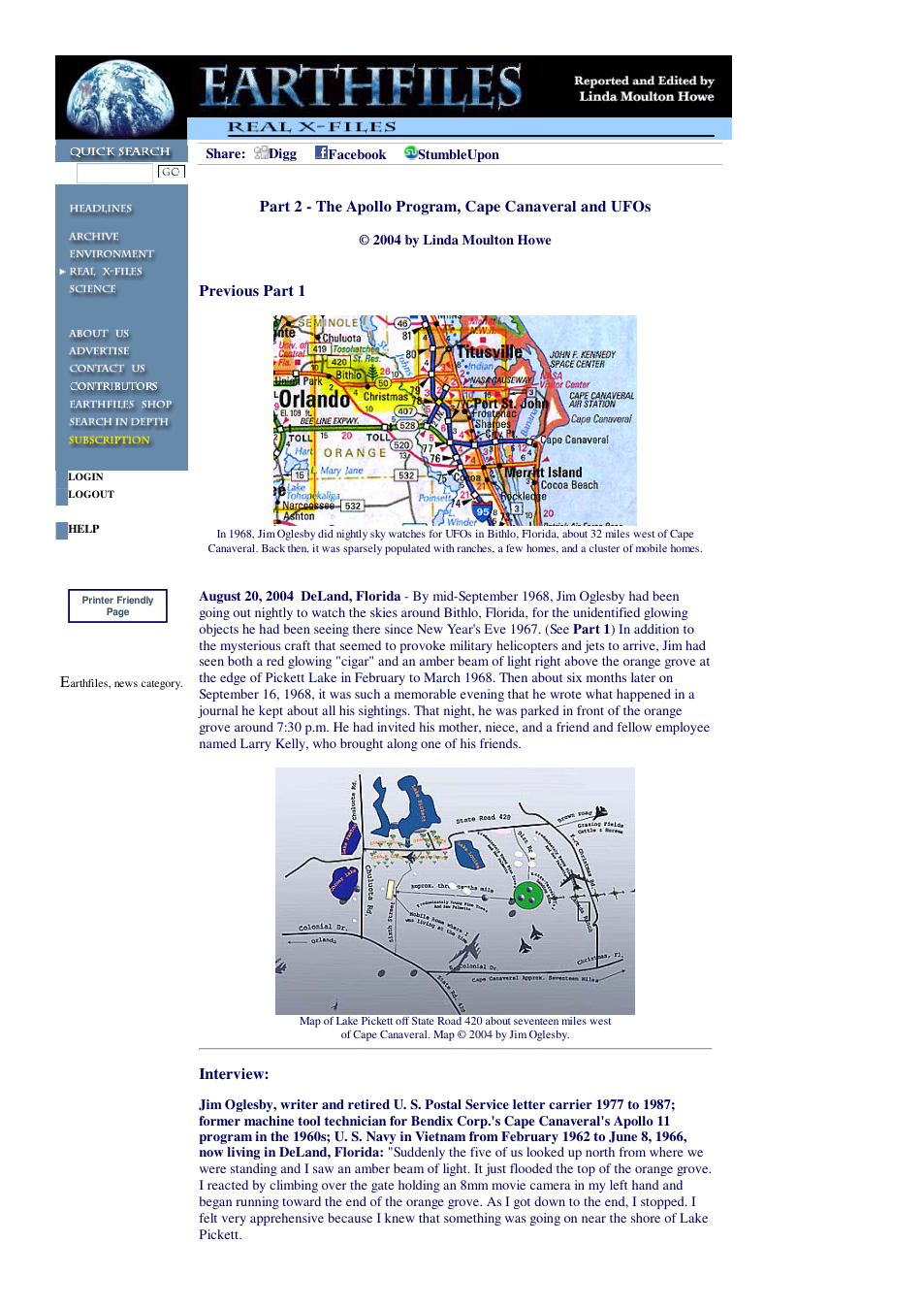 08 20 2004 Part 2 - The Apollo Program, Cape Canaveral and UFOs cover