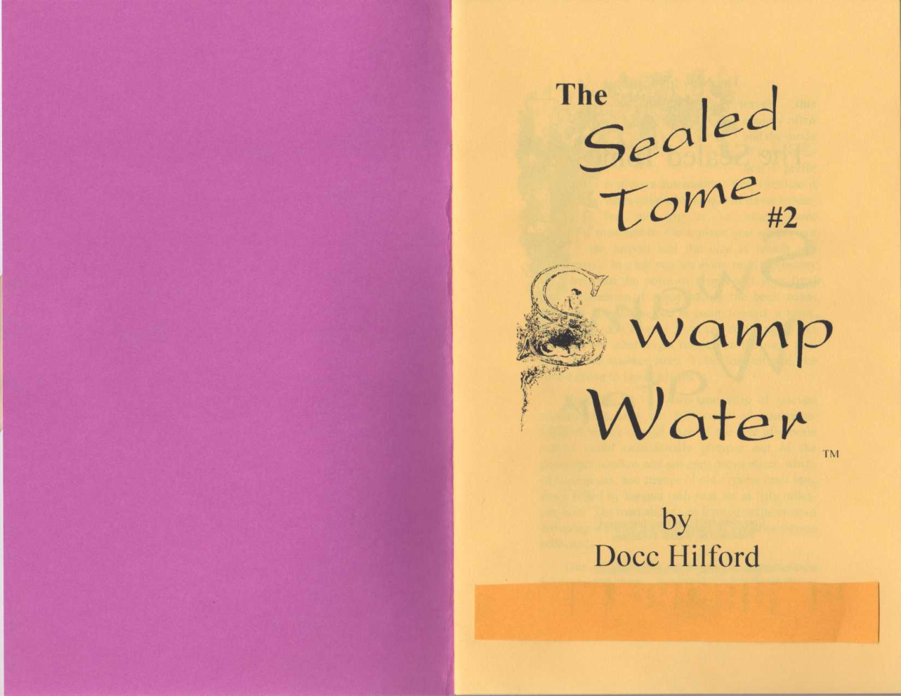Docc Hilford - The Sealed Tome #2 cover