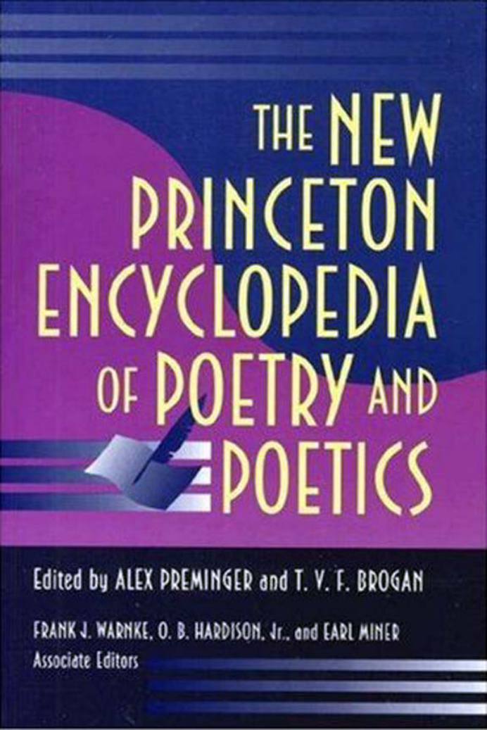 The New Princetowon Encyclopedia of Poetry and Poetics cover