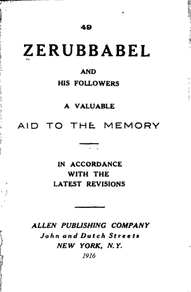 zerubbabel cover