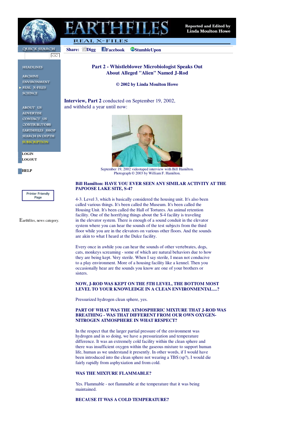 09 15 2003 Part 2 - Whistleblower Microbiologist Speaks Out About Alleged Alien Named J-Rod cover