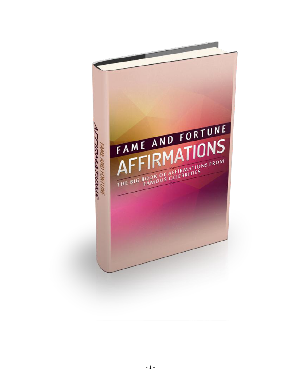 Fame And Fortune Affirmations cover