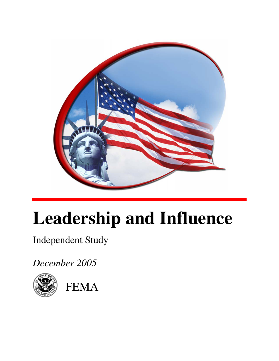 FEMA Leadership and Influence IS240 2005 191 pages cover