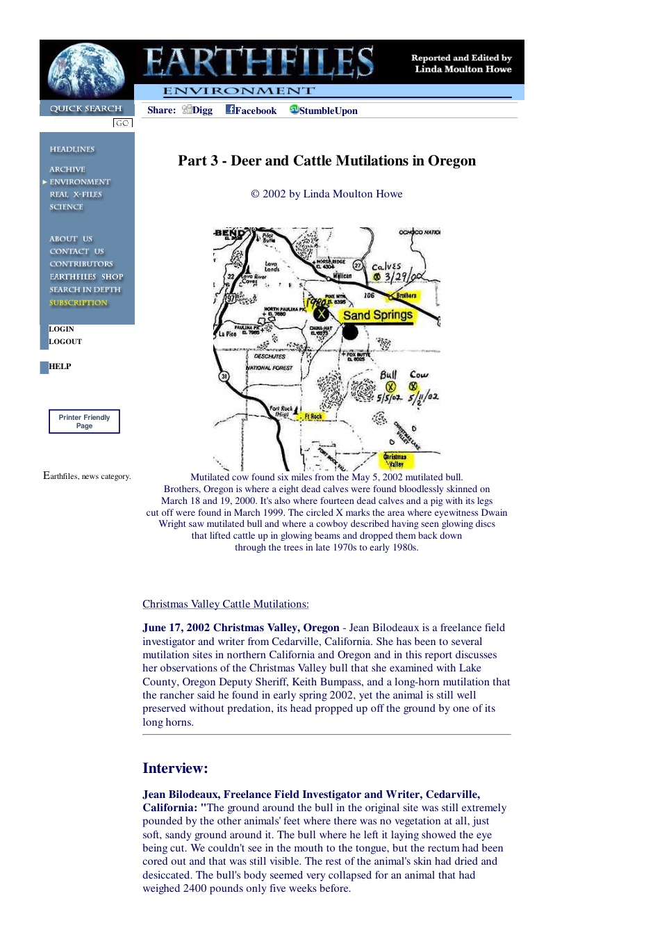 06 17 2002 Part 3 - Deer and Cattle Mutilations in Oregon cover