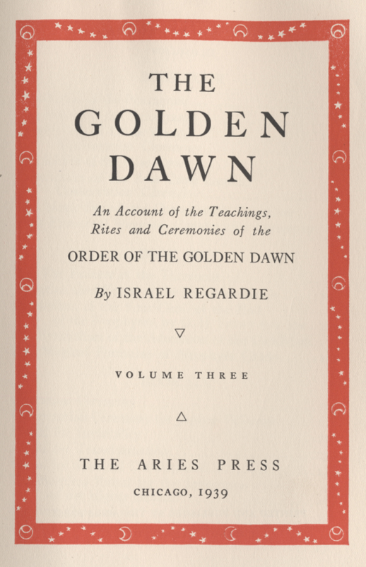 Golden Dawn Vol 3 cover