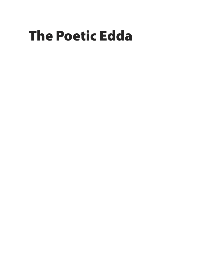 Benjamin Thorpe (Trans.) - The Poetic Edda (Northvegr Ed) Edda Sæmundar Hinns Froða. The Edda Of Sæmund The Learned cover