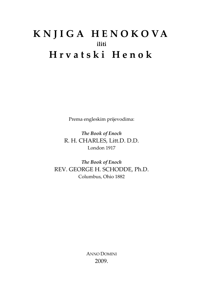 Knjiga Henokova cover