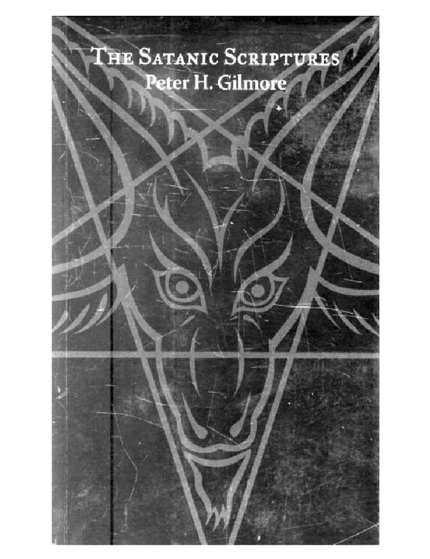 The Satanic Scriptures [Kindle Edition] cover