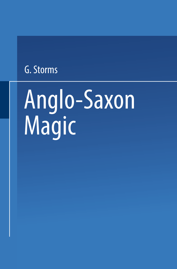 Godfried Storms - Anglo Saxon Magic cover