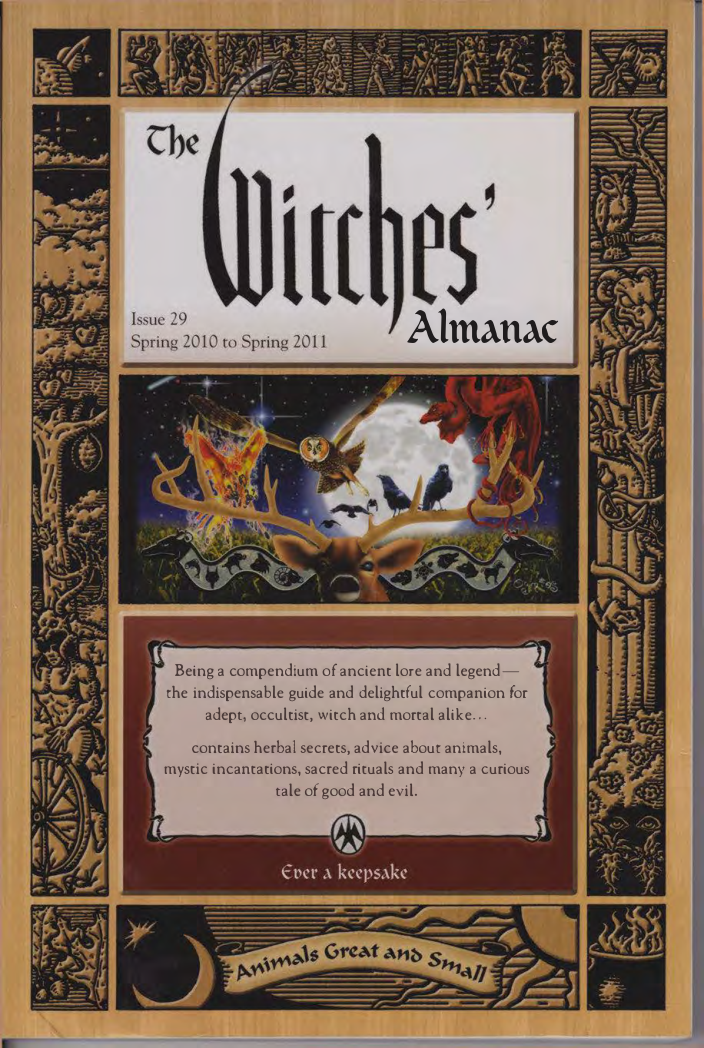 Elizabeth Pepper - The Witches Almanac Spring 2010 to 2011 cover
