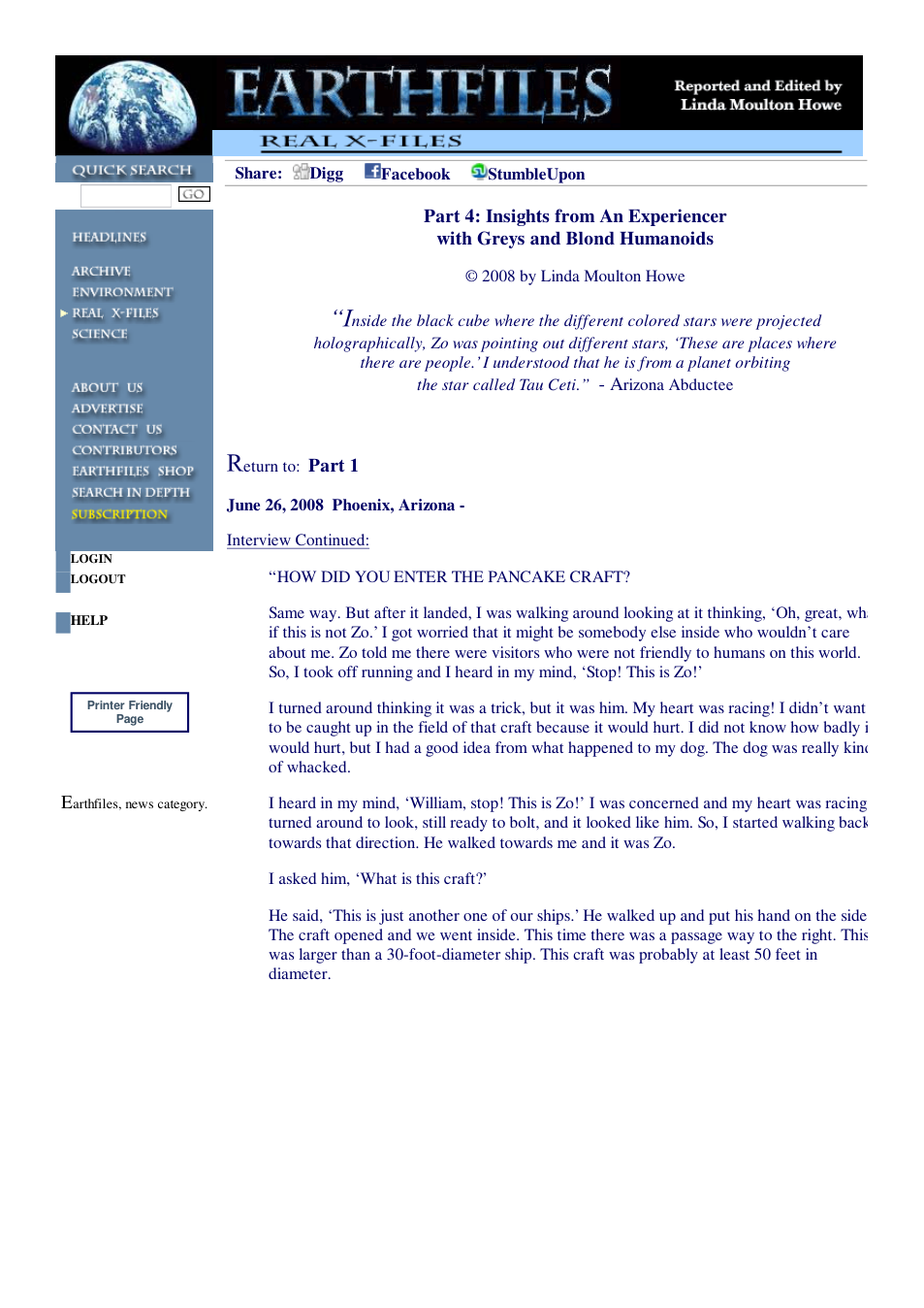 06 26 2008 Part 4 Insights from An Experiencer with Greys and Blond Humanoids cover