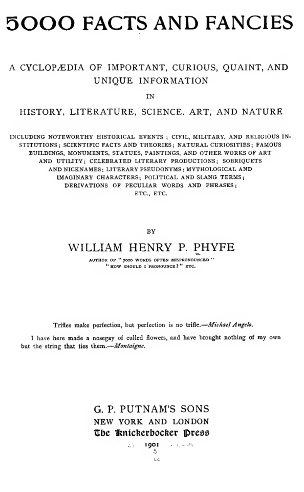 5000 facts and fancies cover
