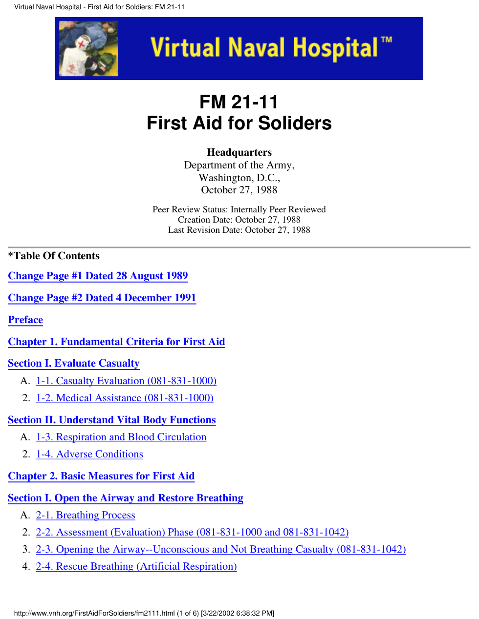 NAVY Medical - First Aid For Soldiers 1988 309 pages cover