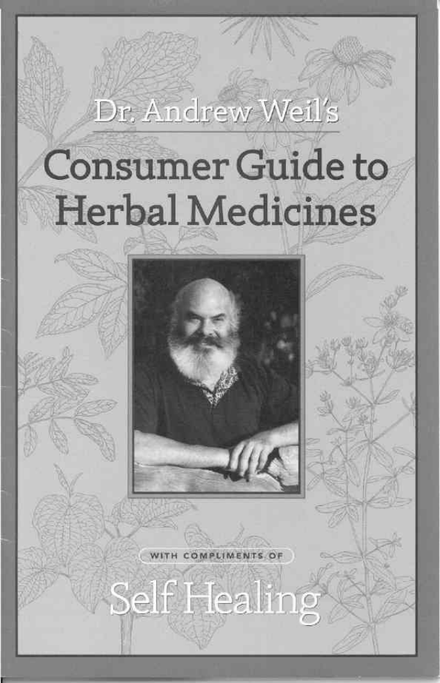 Consumer Guide To Herbal Medicines cover