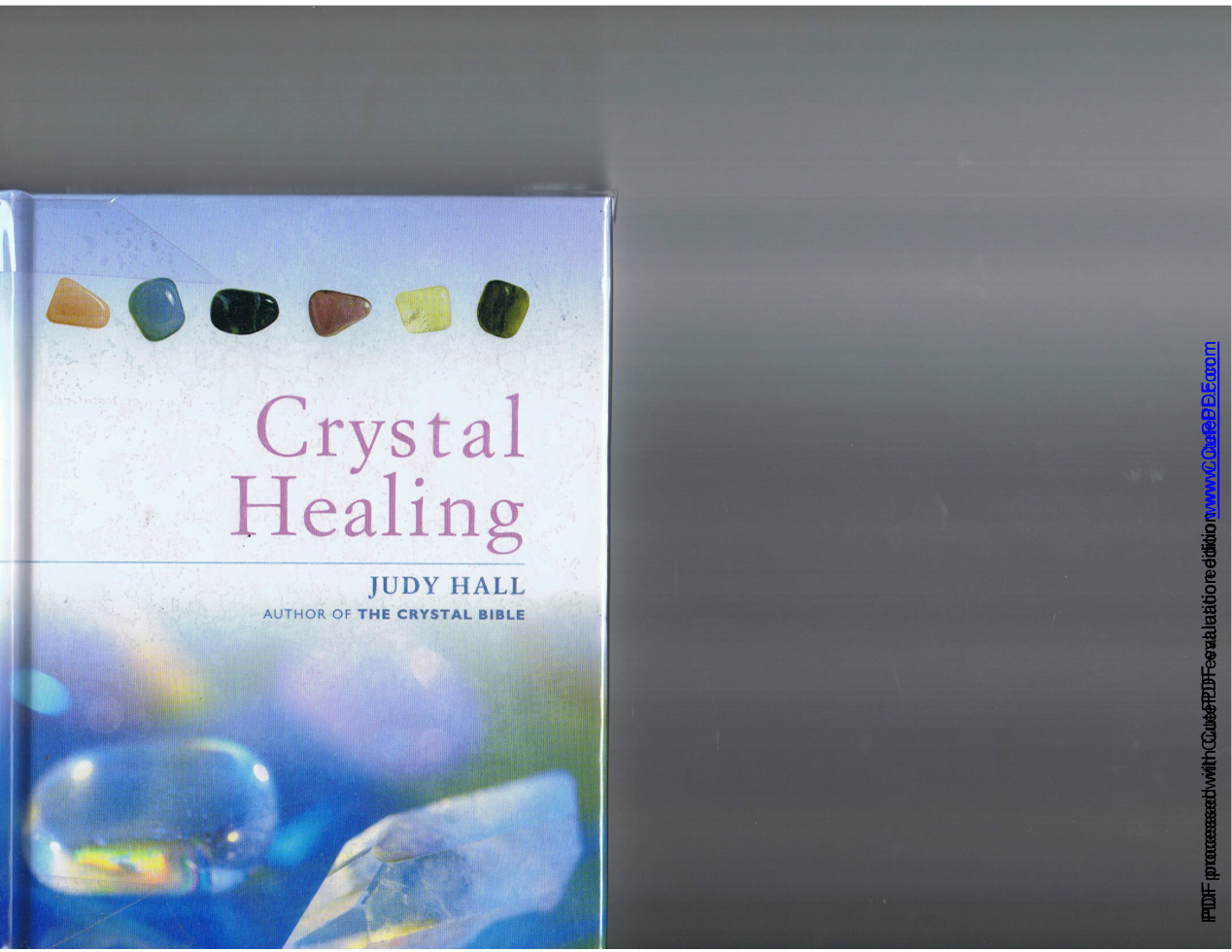 Judy Hall - Crystal Healing cover