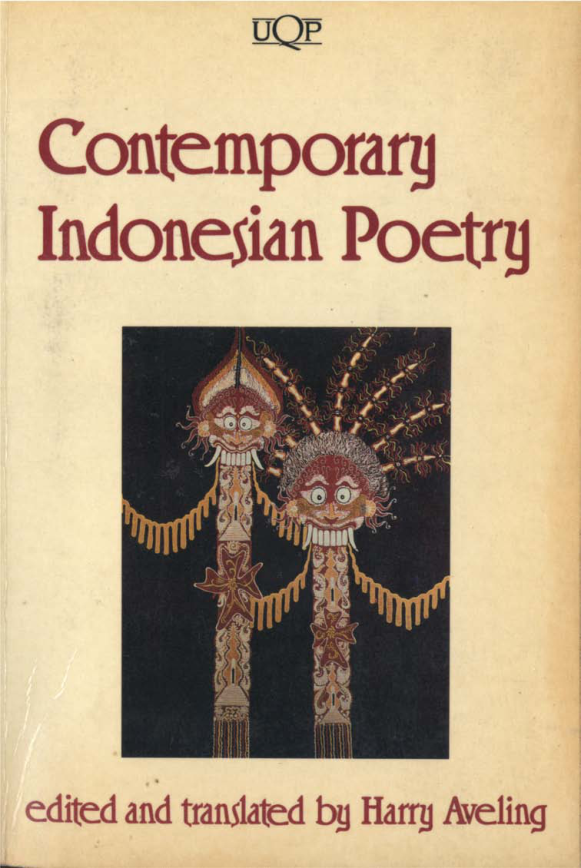 Contemporary Indonesian Poetry cover