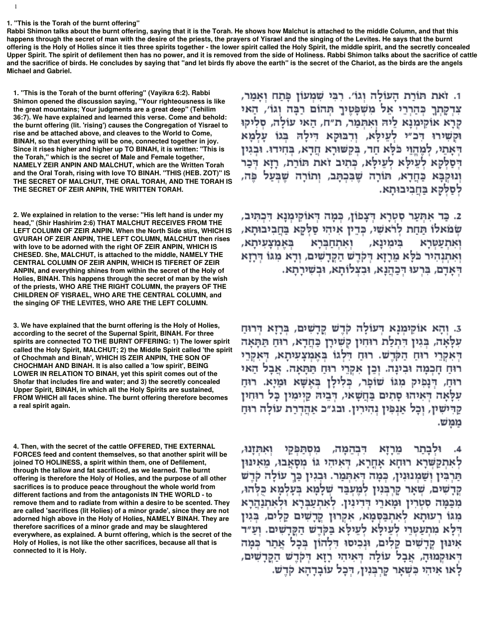 Zohar - 27 - Tsav cover