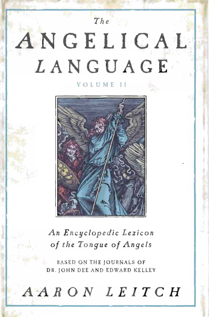 AARON Leitch- The Angelical Language Vol. 2 cover