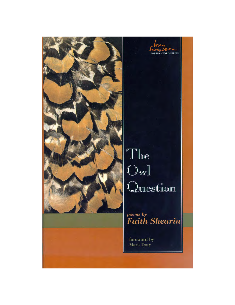Faith Shearin - The Owl Question Poems (May Swenson Poetry Award) cover