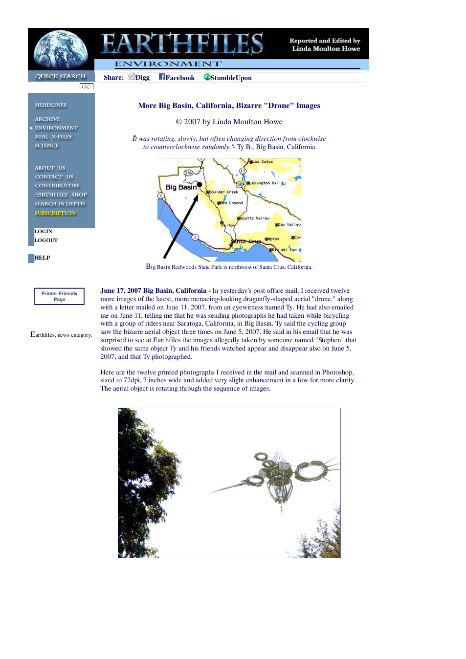 06 17 2007 More Big Basin, California, Bizarre Drone Images cover