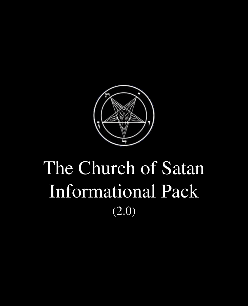 Church of Satan Informational Pack (2.0) cover