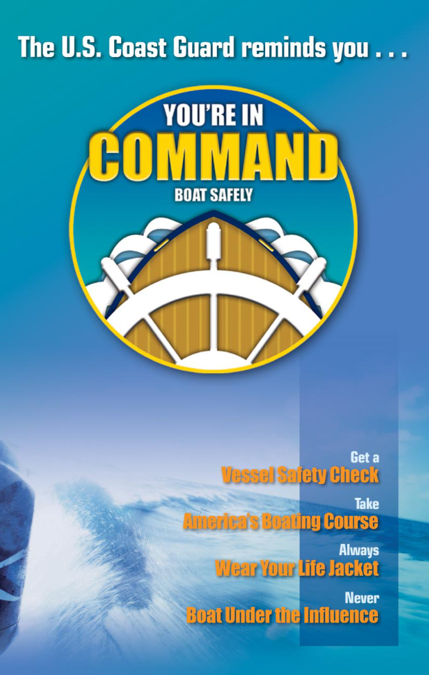 USCG You're in Command,Boat Safely 13pgs cover