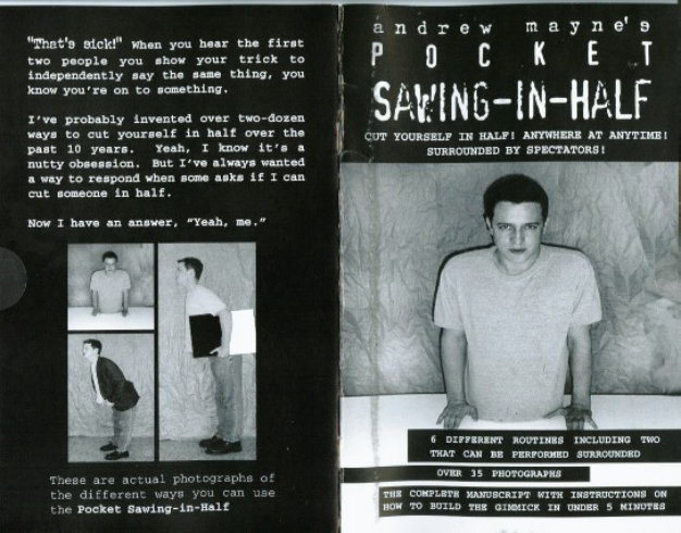 Andrew Mayne - Pocket Sawing In Half cover