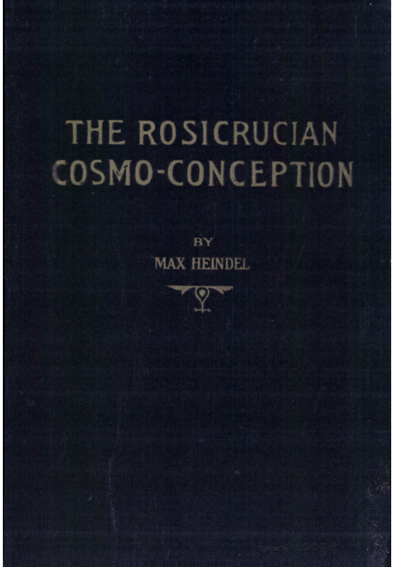Max Heindel - Rosicrucian Cosmo-Conception B cover