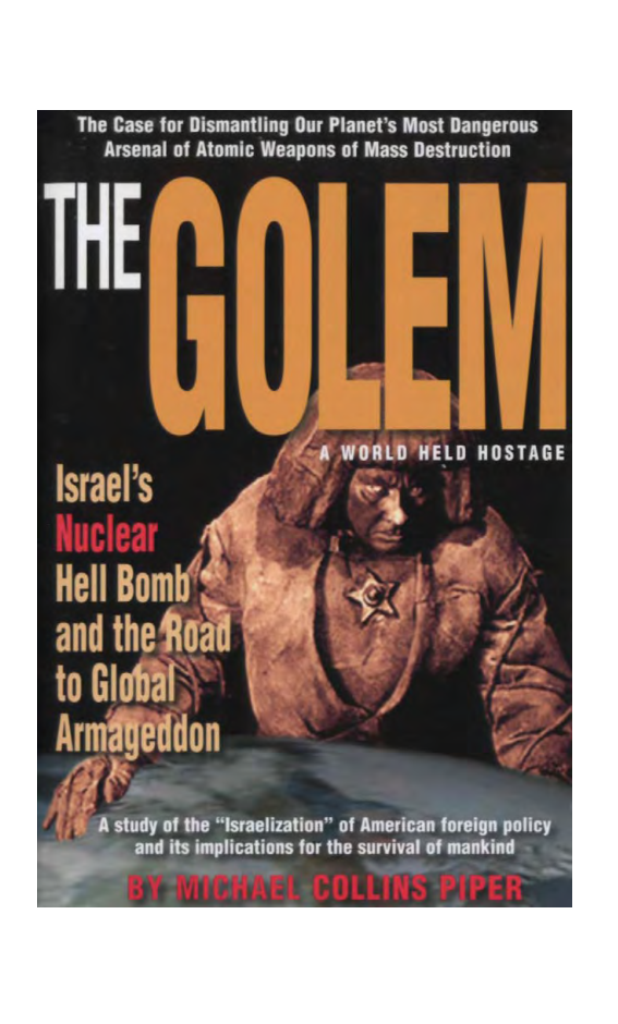 Golem - Israel's Nuclear Hell Bomb And The Road To Global Armageddon cover