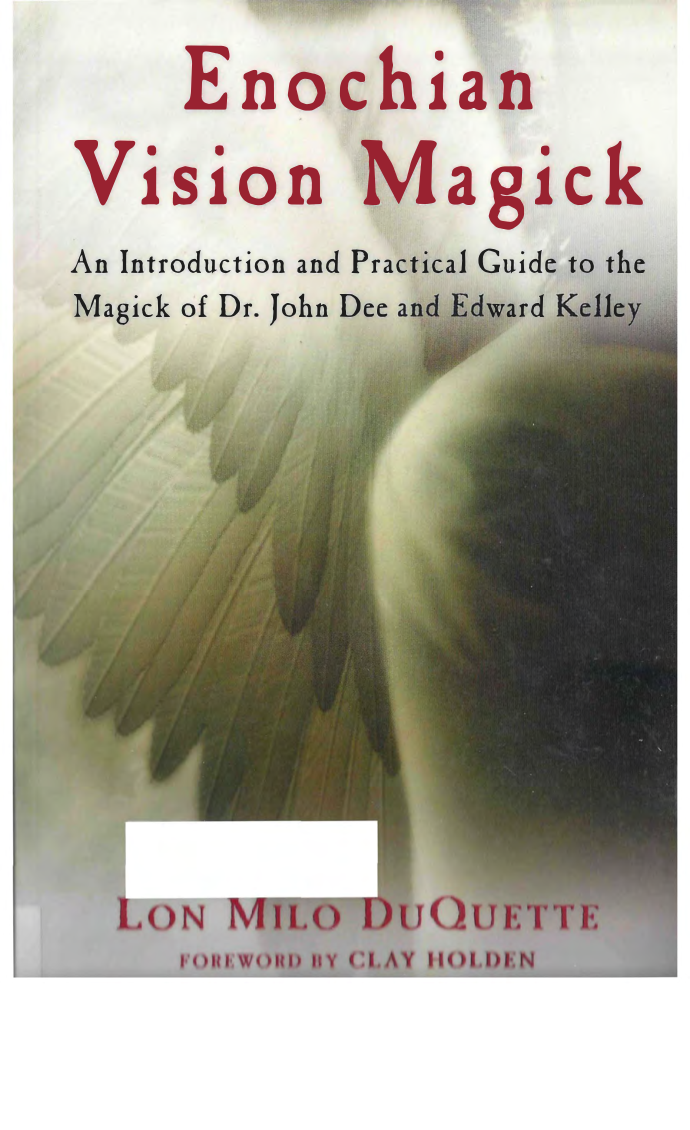 Lon Milo Duquette - Enochian Vision Magick cover