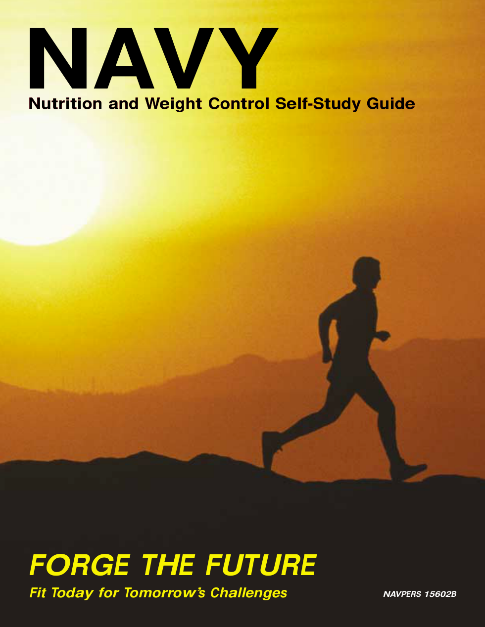 NAVY Nutrition,Weight Cont. Self-Study Guide 1996, 123pgs cover
