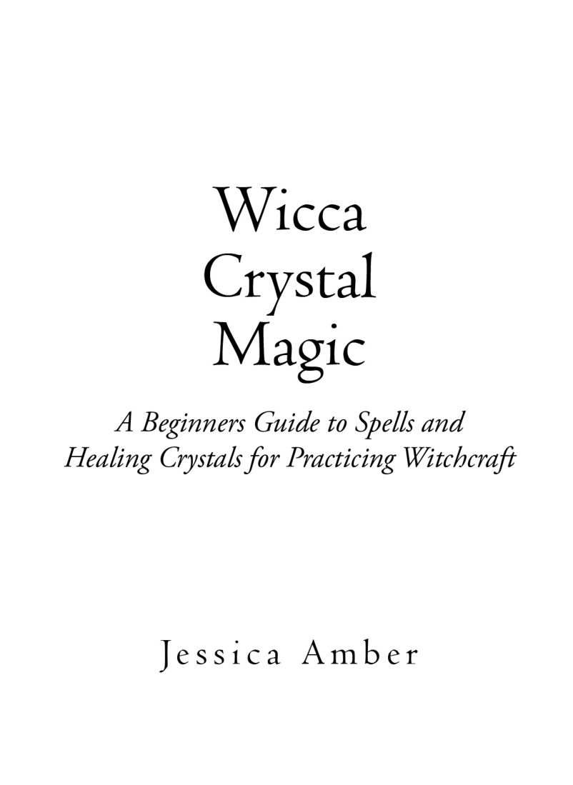 Wicca Crystal Magic A Beginners Guide to Spells and Healing Crystals for Practicing Witchcraft cover