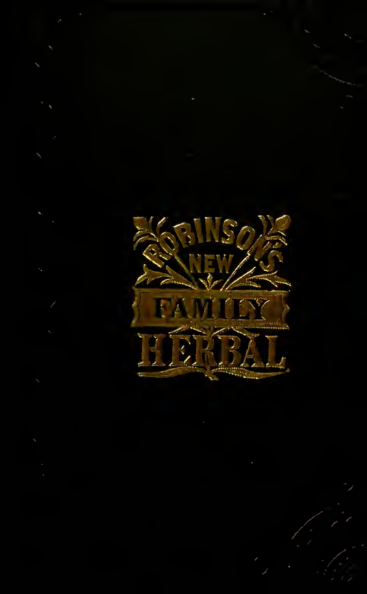 The new family herbal - comprising a description, and the medical virtues of British and foreign plants - M. Robinson (18~1 cover