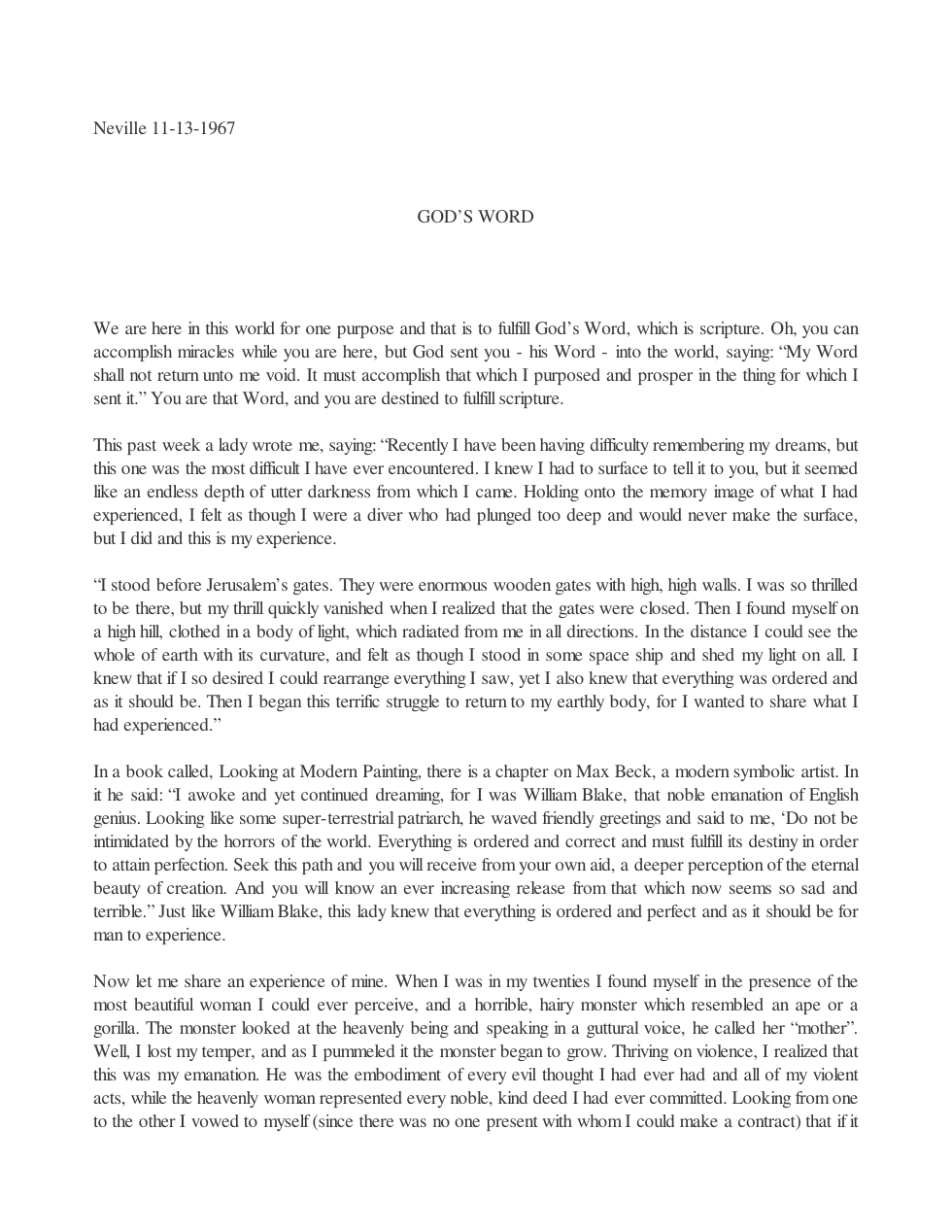 1967.11.13, Gods Word cover