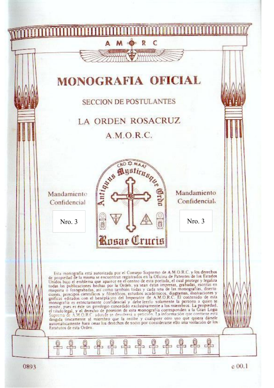 AMORC - Postulantes 3 cover